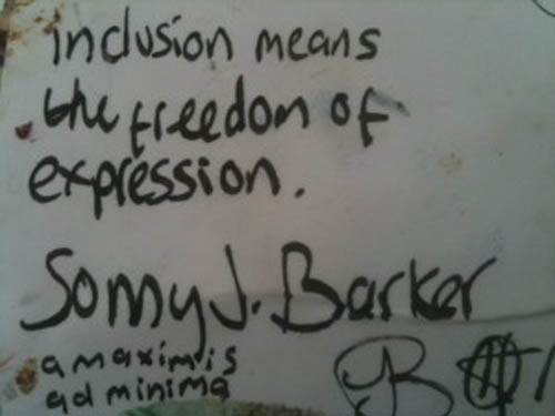 inclusion means freedom of expression