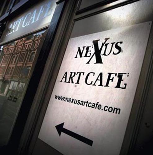 nexus are cafe sign