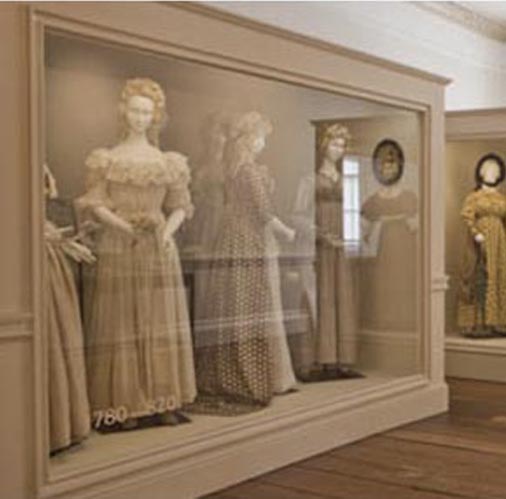 photo showing the interior of the gallery of costume