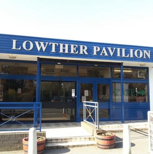 the exterior of the lowther pavilion